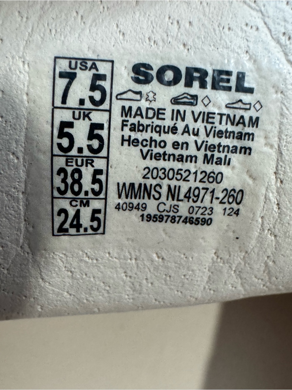 Sorel Taupe Suede Slingback Clog Mule with Contrasting Gum Sole - Picture 5 of 5
